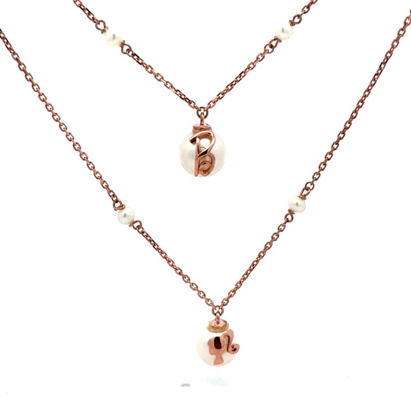 The Pearl Charm Layered Necklace - image 4