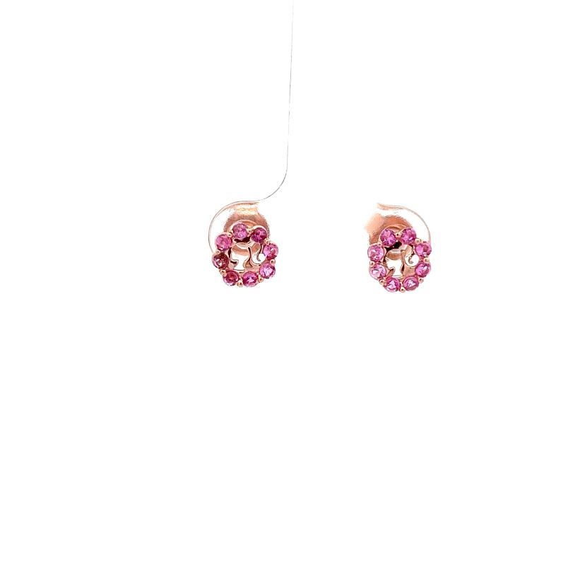 The Pink Sparkle Kids Stud Earrings - image 1