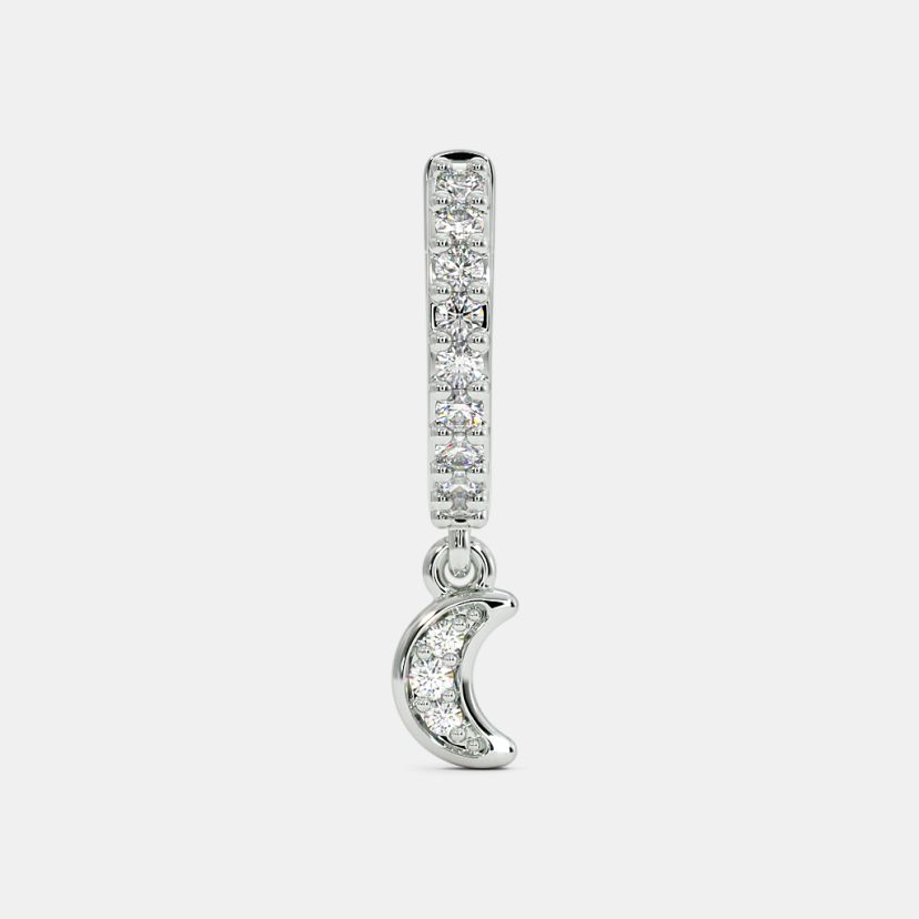 The Libby Star Moon Hoop Earrings - image 7