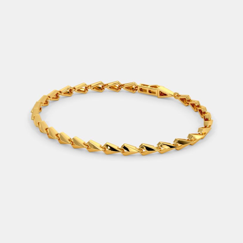 The Chiselled Link Tennis Bracelet - image 3