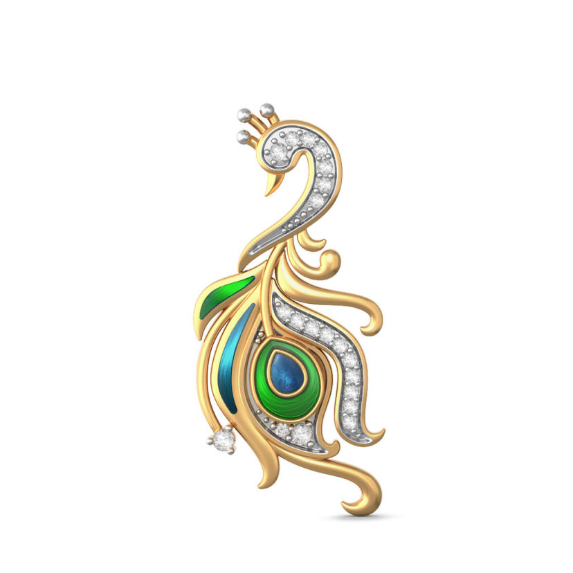 The Regal Feather Earrings - image 3